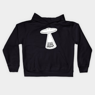 Alien drummers Kids Hoodie